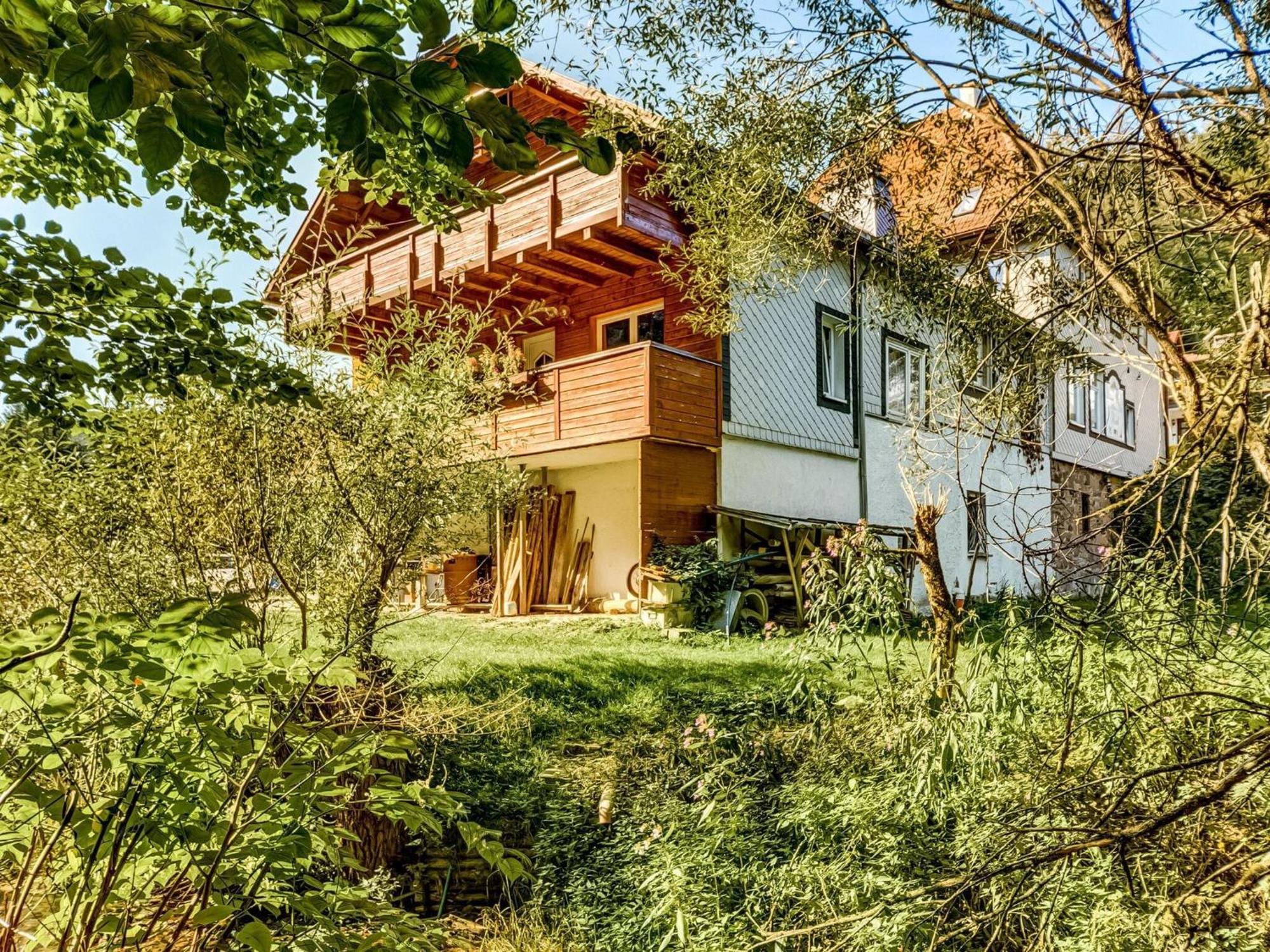 Apartment Thuringian Forest With Balcony Gießübel 外观 照片