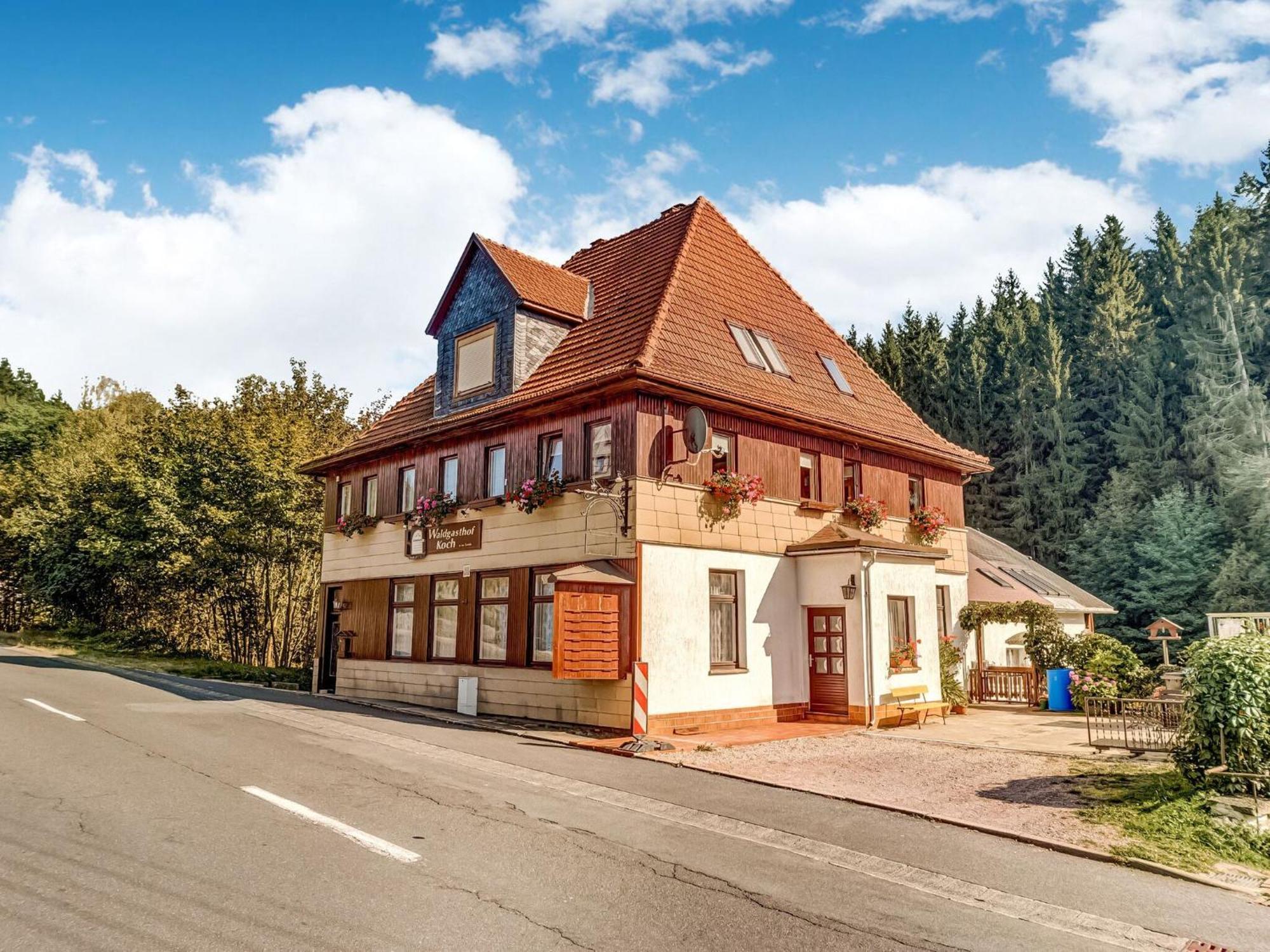 Apartment Thuringian Forest With Balcony Gießübel 外观 照片