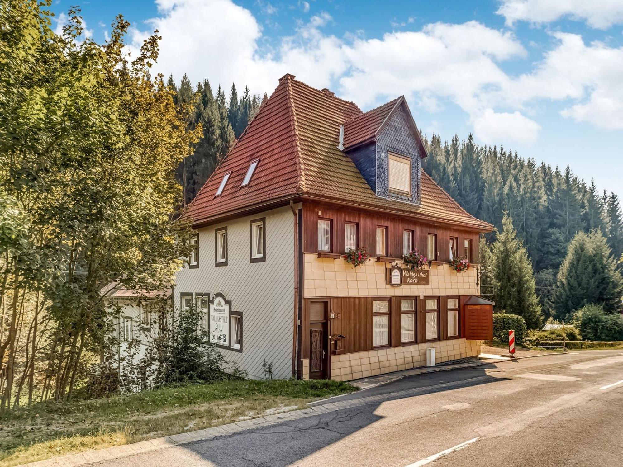 Apartment Thuringian Forest With Balcony Gießübel 外观 照片